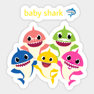 Baby Sharks Sticker